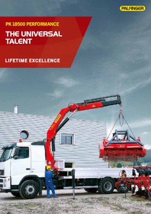 Hydraulické nakládací jeřáby Palfinger PK 18500 C