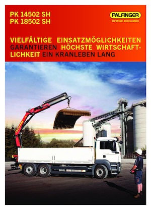 Hydraulické nakládací jeřáby Palfinger PK 18502 SH E