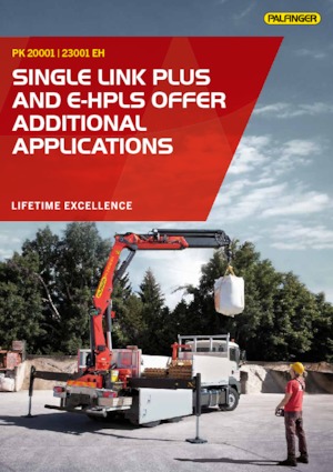 Hydraulické nakládací jeřáby Palfinger PK 20001 D