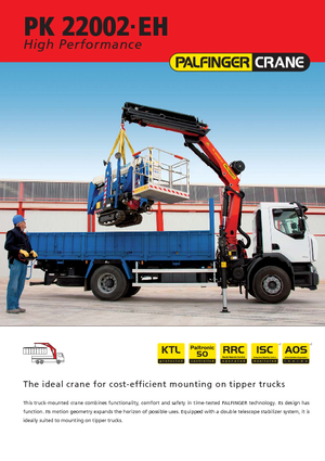 Hydraulické nakládací jeřáby Palfinger PK 22002-EH E