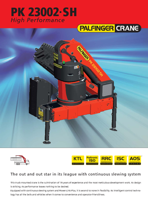 Hydraulické nakládací jeřáby Palfinger PK 23002 SH B