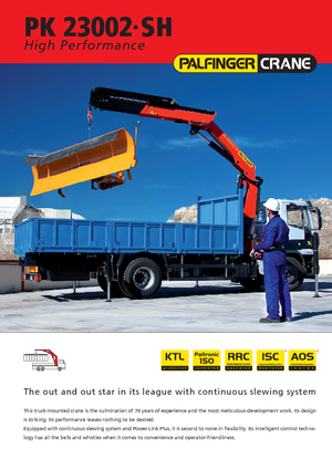 Hydraulické nakládací jeřáby Palfinger PK 23002 SH B