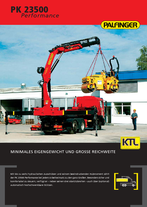 Hydraulické nakládací jeřáby Palfinger PK 23500 A