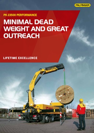 Hydraulické nakládací jeřáby Palfinger PK 23500 E