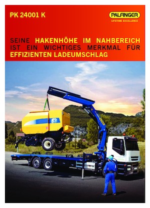 Hydraulické nakládací jeřáby Palfinger PK 24001-K B