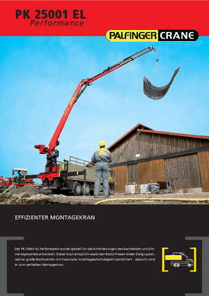 Hydraulické nakládací jeřáby Palfinger PK 25001 ELA