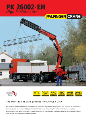 Hydraulické nakládací jeřáby Palfinger PK 26002 EH F