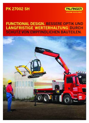 Hydraulické nakládací jeřáby Palfinger PK 27002 SH C