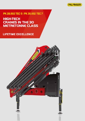 Hydraulické nakládací jeřáby Palfinger PK 28.502 TEC 5 D