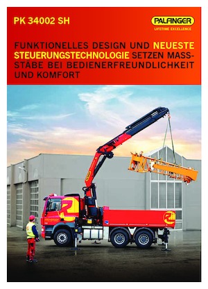 Hydraulické nakládací jeřáby Palfinger PK 34002 SH G