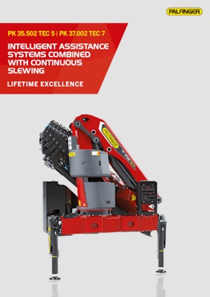 Hydraulické nakládací jeřáby Palfinger PK 37.002 TEC 7 E