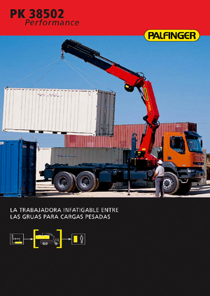 Hydraulické nakládací jeřáby Palfinger PK 38502 E