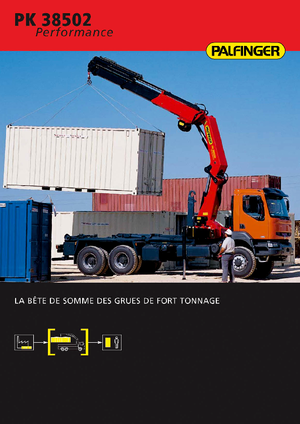 Hydraulické nakládací jeřáby Palfinger PK 38502 E