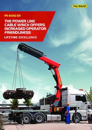 Hydraulické nakládací jeřáby Palfinger PK 40002 EH G