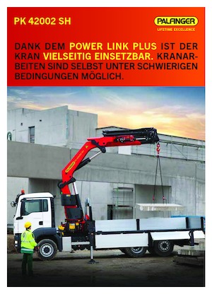 Hydraulické nakládací jeřáby Palfinger PK 42002 SH G