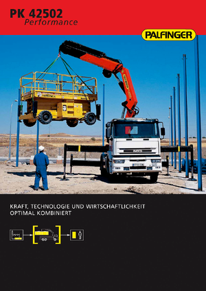 Hydraulické nakládací jeřáby Palfinger PK 42502 HPLS B