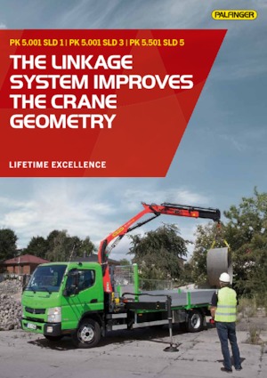 Hydraulické nakládací jeřáby Palfinger PK 5.001 SLD 3 C