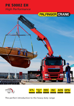 Hydraulické nakládací jeřáby Palfinger PK 50002 EH G