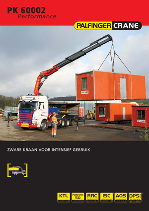 Hydraulické nakládací jeřáby Palfinger PK 60002 HPLS E