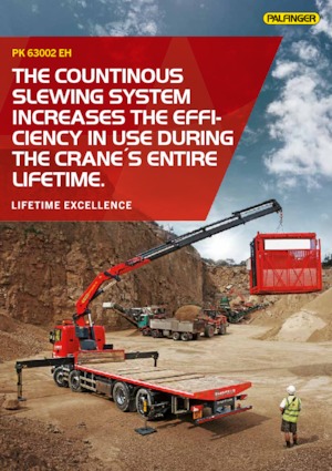 Hydraulické nakládací jeřáby Palfinger PK 63002 EH B