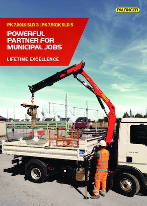 Hydraulické nakládací jeřáby Palfinger PK 7.001K SLD 3