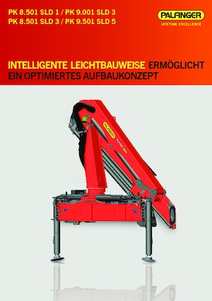 Hydraulické nakládací jeřáby Palfinger PK 8.501 SLD 3 B
