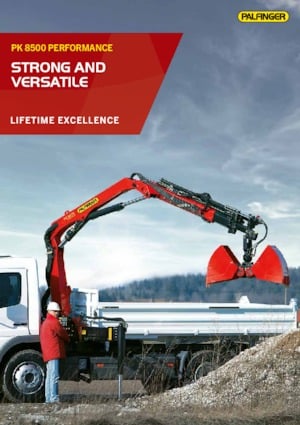 Hydraulické nakládací jeřáby Palfinger PK 8500 B