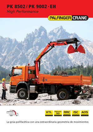 Hydraulické nakládací jeřáby Palfinger PK 8502