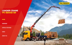 Hydraulické nakládací jeřáby Palfinger PK 92002 SH F