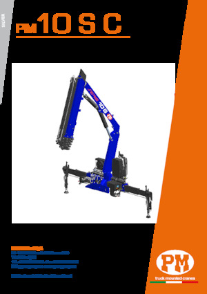 Hydraulické nakládací jeřáby PM PM 10 S C