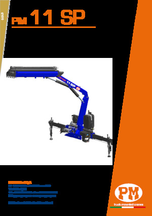 Hydraulické nakládací jeřáby PM PM 11 SP