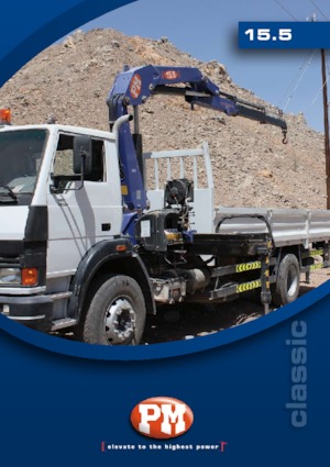 Hydraulické nakládací jeřáby PM PM 15.5