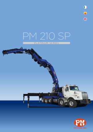 Hydraulické nakládací jeřáby PM PM 210 SP