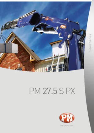 Hydraulické nakládací jeřáby PM PM 27.5 S PX