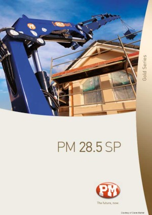 Hydraulické nakládací jeřáby PM PM 28526 SP + J614.20