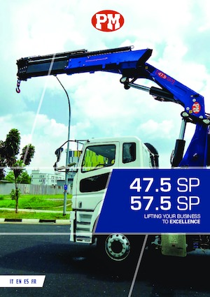 Hydraulické nakládací jeřáby PM PM 57528SP +  J815.20