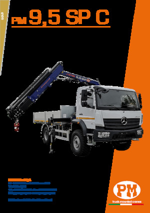 Hydraulické nakládací jeřáby PM PM 9.5 SP C