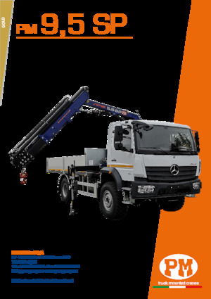 Hydraulické nakládací jeřáby PM PM 9.5 SP