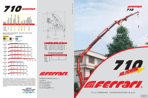 Hydraulické nakládací jeřáby Ferrari® SC 710 A1 