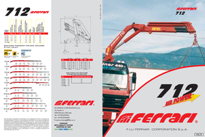 Hydraulické nakládací jeřáby Ferrari® SC 712 A4 