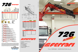 Hydraulické nakládací jeřáby Ferrari® SC 726R A4 