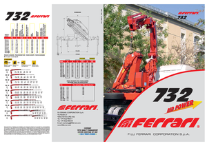 Hydraulické nakládací jeřáby Ferrari® SC 732R A6 