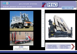 Hydraulické nakládací jeřáby Pesci SE 175A