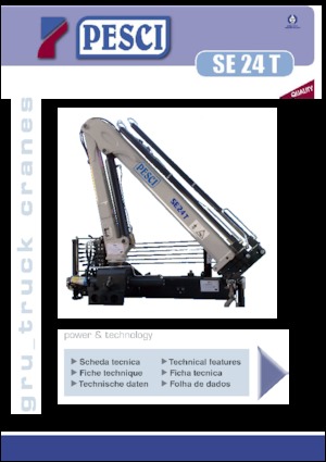 Hydraulické nakládací jeřáby Pesci SE 24 T