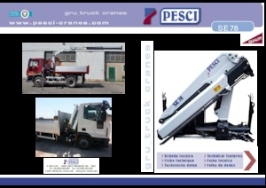 Hydraulické nakládací jeřáby Pesci SE 78