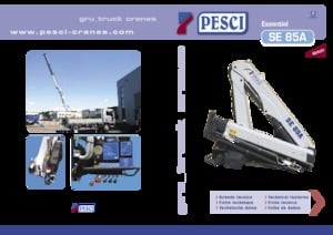Hydraulické nakládací jeřáby Pesci SE 85A H2B3