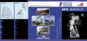 Hydraulické nakládací jeřáby Pesci SPE 560