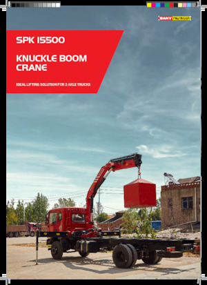 Hydraulické nakládací jeřáby Sany SPK 15500 C