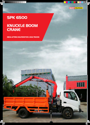 Hydraulické nakládací jeřáby Sany SPK 6500 A