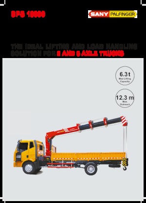 Hydraulické nakládací jeřáby Sany SPS 16000 A